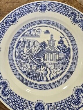 Calamityware Plate #3 Revisited Don Moyer 10” Blue White Monster 2017 PolandCa